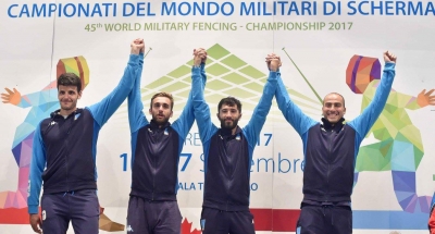 Daniele Garozzo e Giorgio Avola  conquistano la medaglia d&#039;oro  nella gara a squadre di fioretto maschile