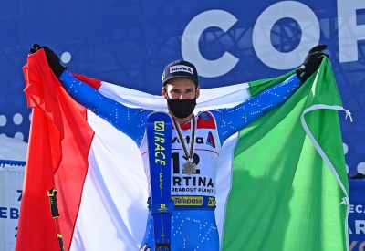 Luca De Aliprandini che impresa! E&#039; ARGENTO in gigante ai Mondiali di Cortina d&#039;Ampezzo!