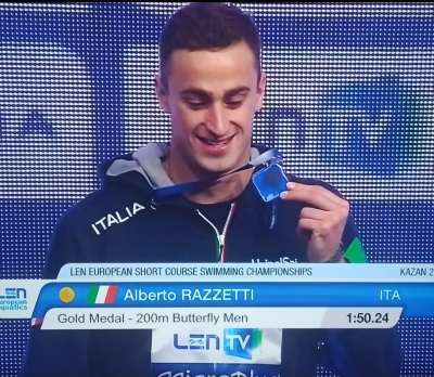 Super Alberto Razzetti!!! Oro e Bronzo con tanto di record italiano agli europei di Kazan