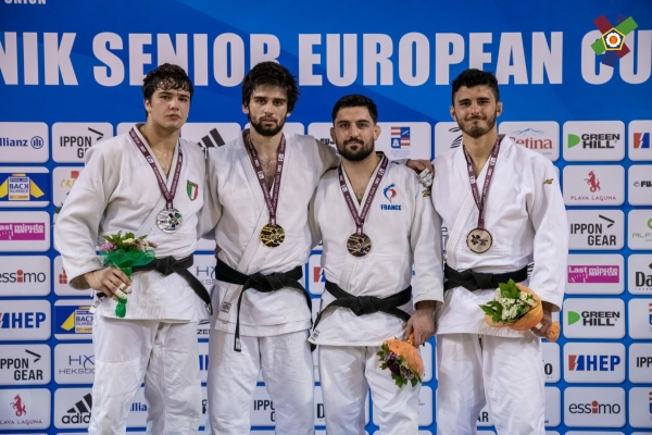 Judo: tre medaglie d&#039;argento al Senior European Cup