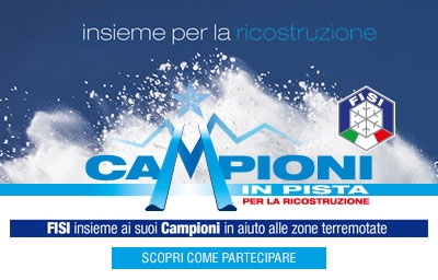 Presentato a Milano il progetto “FISI4CHARITY – CAMPIONI IN PISTA PER LA RICOSTRUZIONE”
