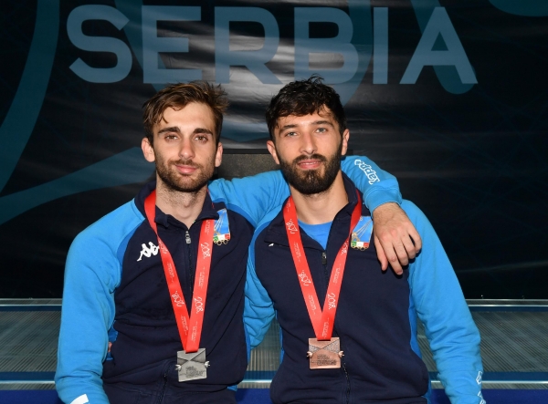 Campionati Europei Novi Sad (SRB):  Daniele Garozzo conquista l’argento individuale e Giorgio Avola bronzo nella prova di fioretto maschile individuale