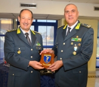 L’Ispettore Gen.C.A. Sebastiano Galdino in visita alle Fiamme Gialle