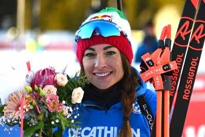 Coppa del Mondo biathlon: Dorothea Wierer chiude al terzo posto nella classifica finale della mass start.