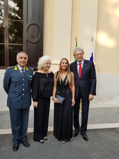 Dorothea Wierer ospite dell’Ambasciatore russo in Italia