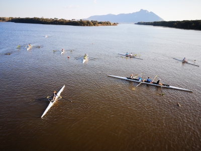 I canottieri delle Fiamme Gialle al primo Raduno Olimpico del 2020