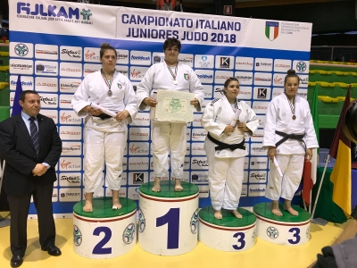 Due medaglie d’oro ai Campionati Italiani Juniores di Judo 2018.