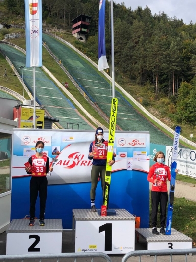 Lara Malsiner svetta sul podio di FIS Cup a Villach