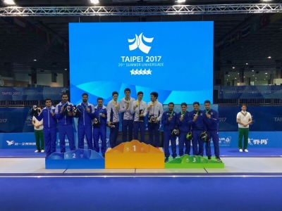 Taipei2017: Medaglia di bronzo per Francesco D’Armiento nella sciabola a squadre