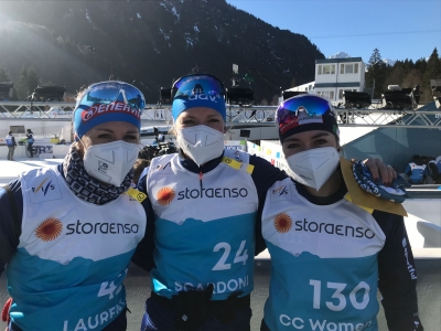 Laurent, Scardoni e Monsorno oggi a Oberstdorf