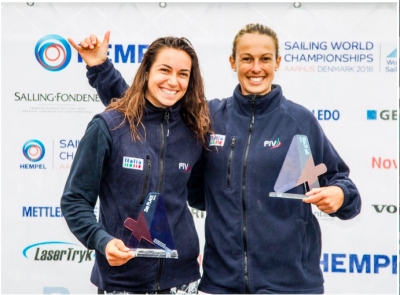 Hempel Sailing World Championship Test Event - Aarhus 2017 Marta Maggetti argento e Flavia Tartaglini bronzo nell’RS:X femminile