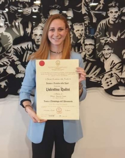 Valentina Rodini riceve la Laurea Honoris Causa in Teoria e Metodologia dell&#039;allenamento