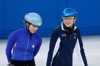 Short track: Martina Valcepina e Elena Viviani sul podio della “Courmayeur Cup”.